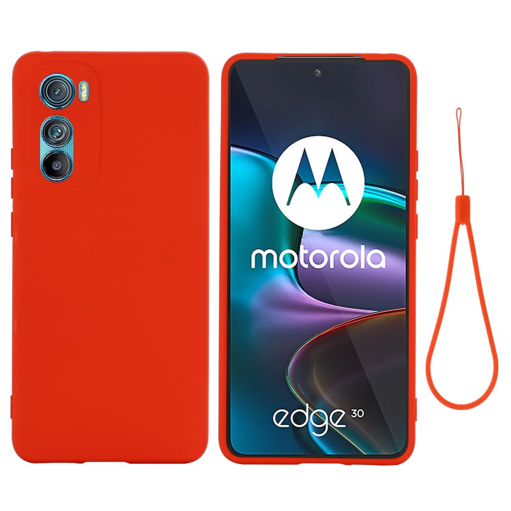 Motorola Edge 30 5g Azmaro Tyndt Silikone Cover Rød