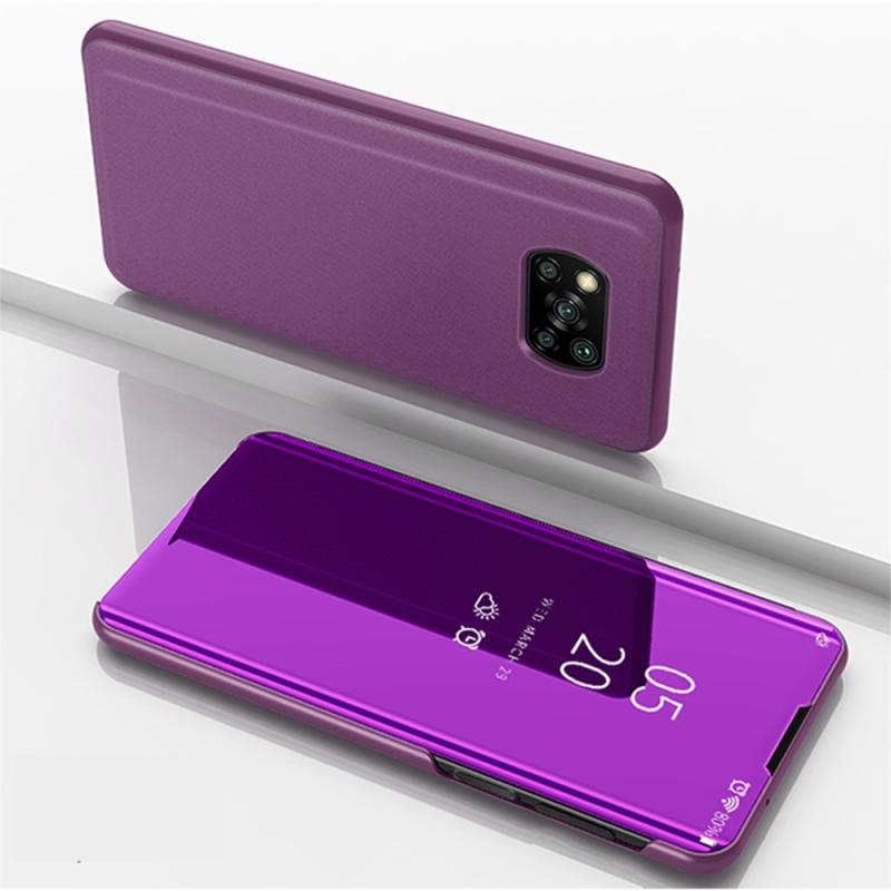Xiaomi Poco X3 Nfc View Window Mirror Cover Lilla