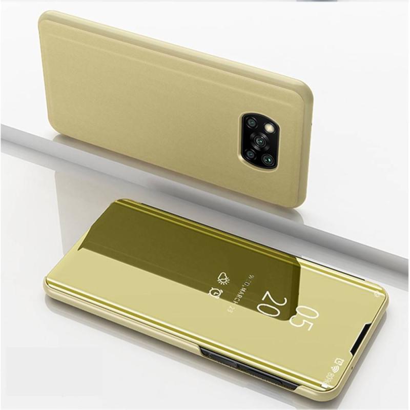 Xiaomi Poco X3 Nfc View Window Mirror Cover Guld