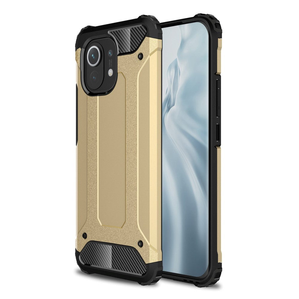 Xiaomi   11 Armor Guard Håndværker Bagside Cover Guld