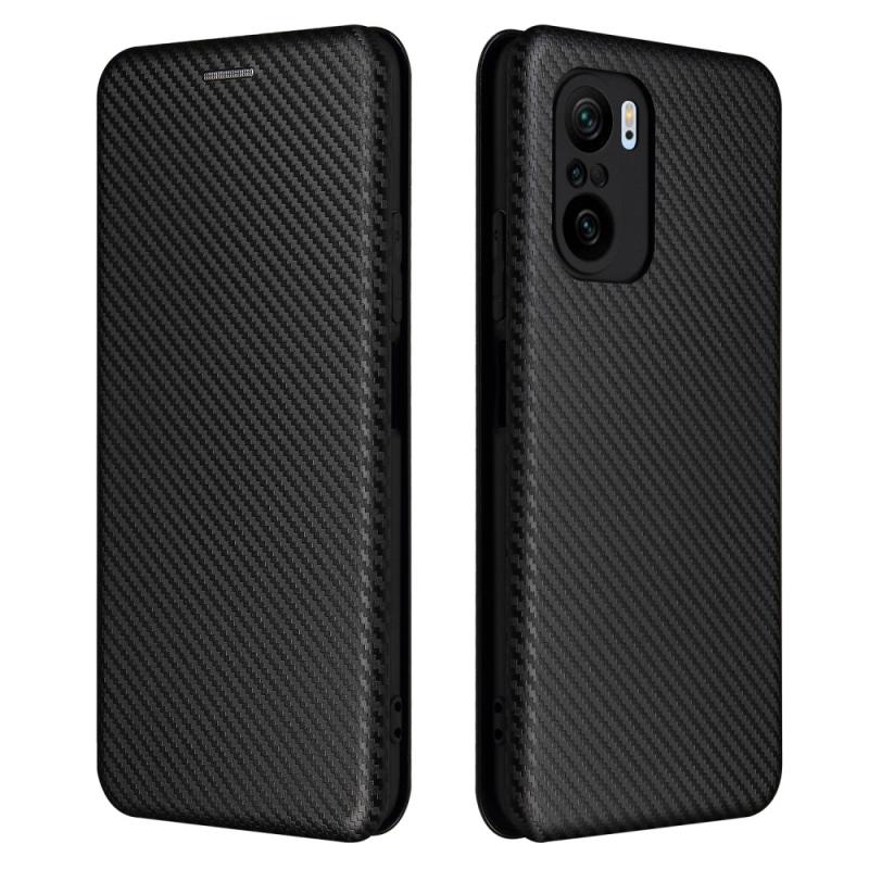 Xiaomi Redmi Mi11i   Poco F3   K40 Flip Cover Med Kortholder Børstet Design Sort