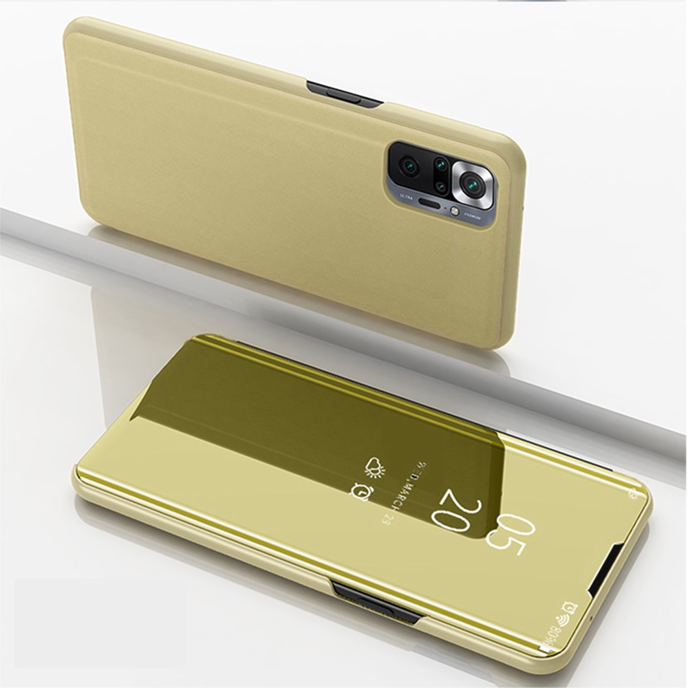 Xiaomi Redmi Note 10 Pro 5g Note 10 Pro Max View Window Mirror Cover Guld