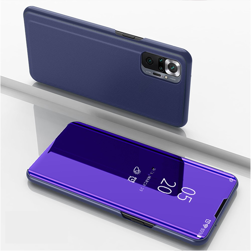 Xiaomi Redmi Note 10 Pro 5g Note 10 Pro Max View Window Mirror Cover Mørkeblå