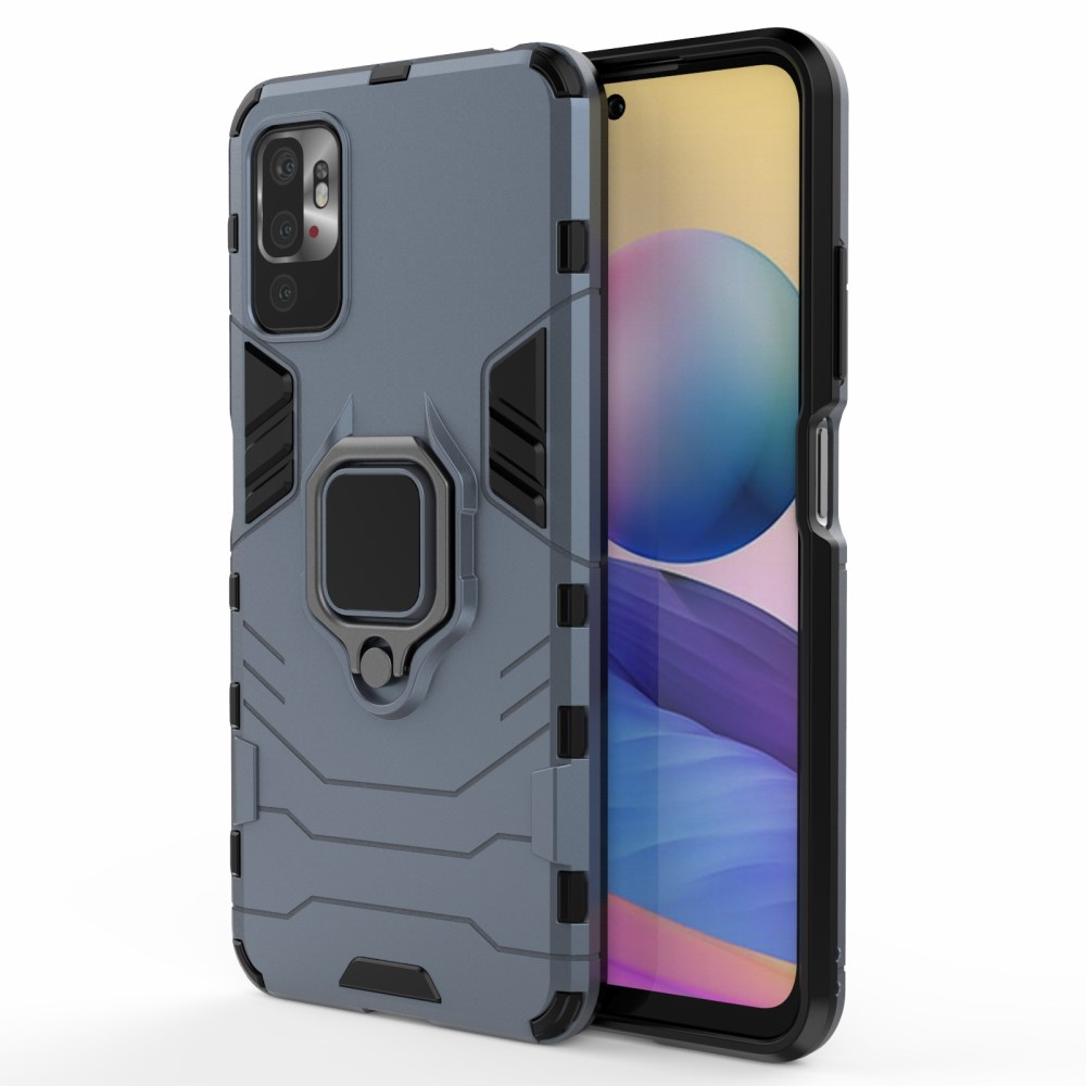 Xiaomi Redmi Note 10 5g Cool Guard Hybridcover   Kickstand Blå
