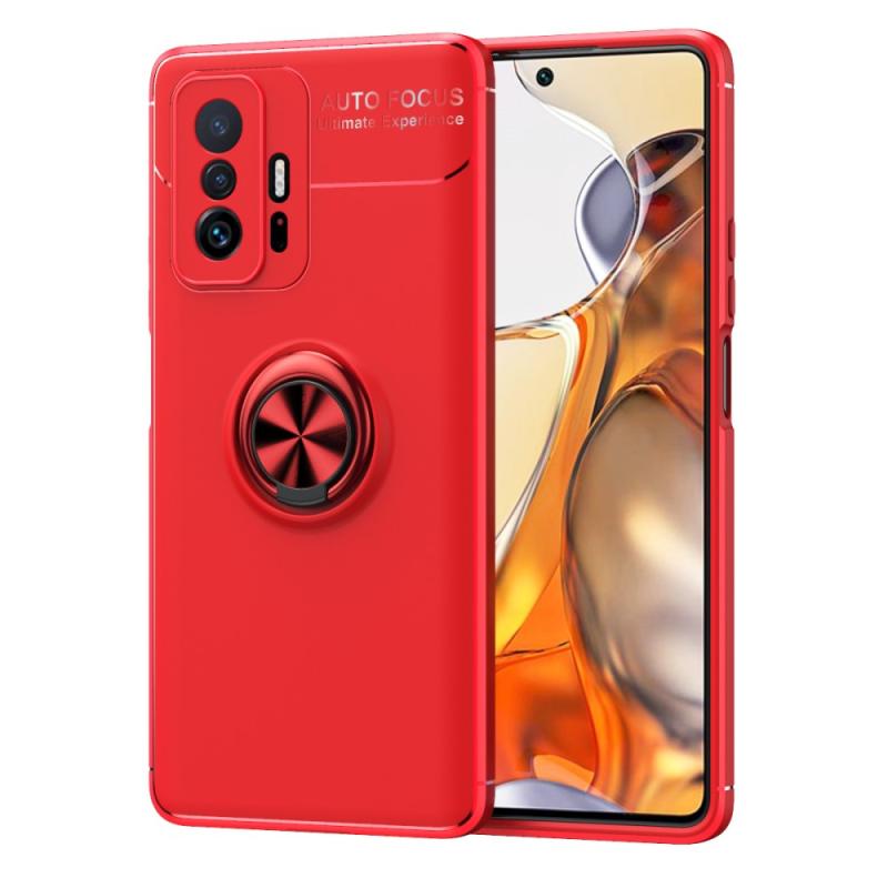Xiaomi 11t 11t Pro Gummi Cover Med Kickstand Rød