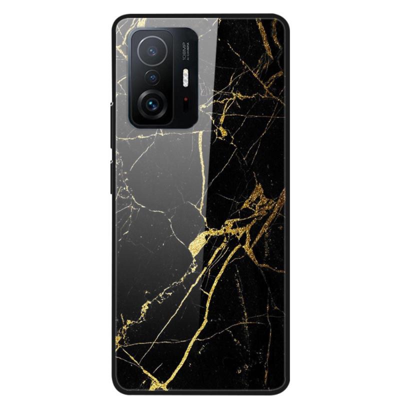 Xiaomi 11t 11t Pro Hybrid Cover    Bagside   Hærdet Glas Gylden