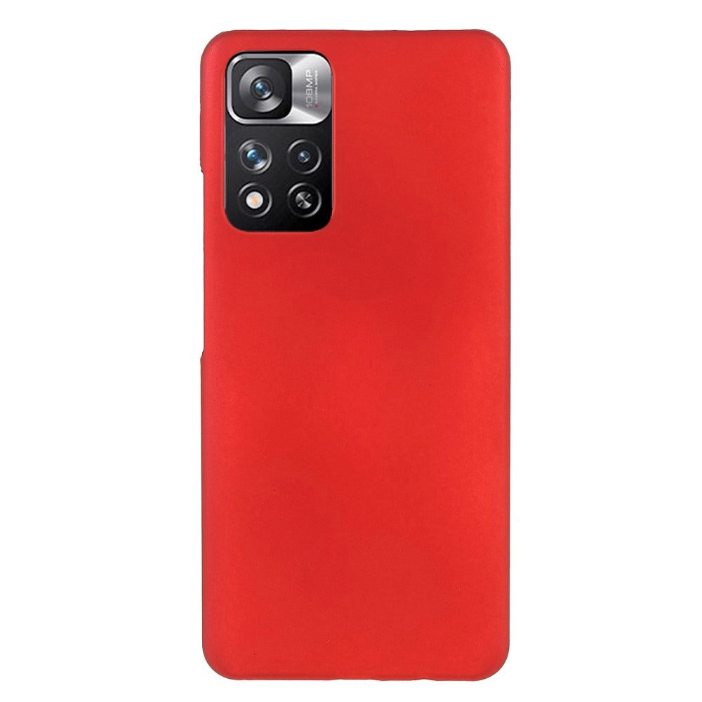 Xiaomi Redmi Note 11 Pro   Plus  Hårdt Plastik Bagside Cover Rød