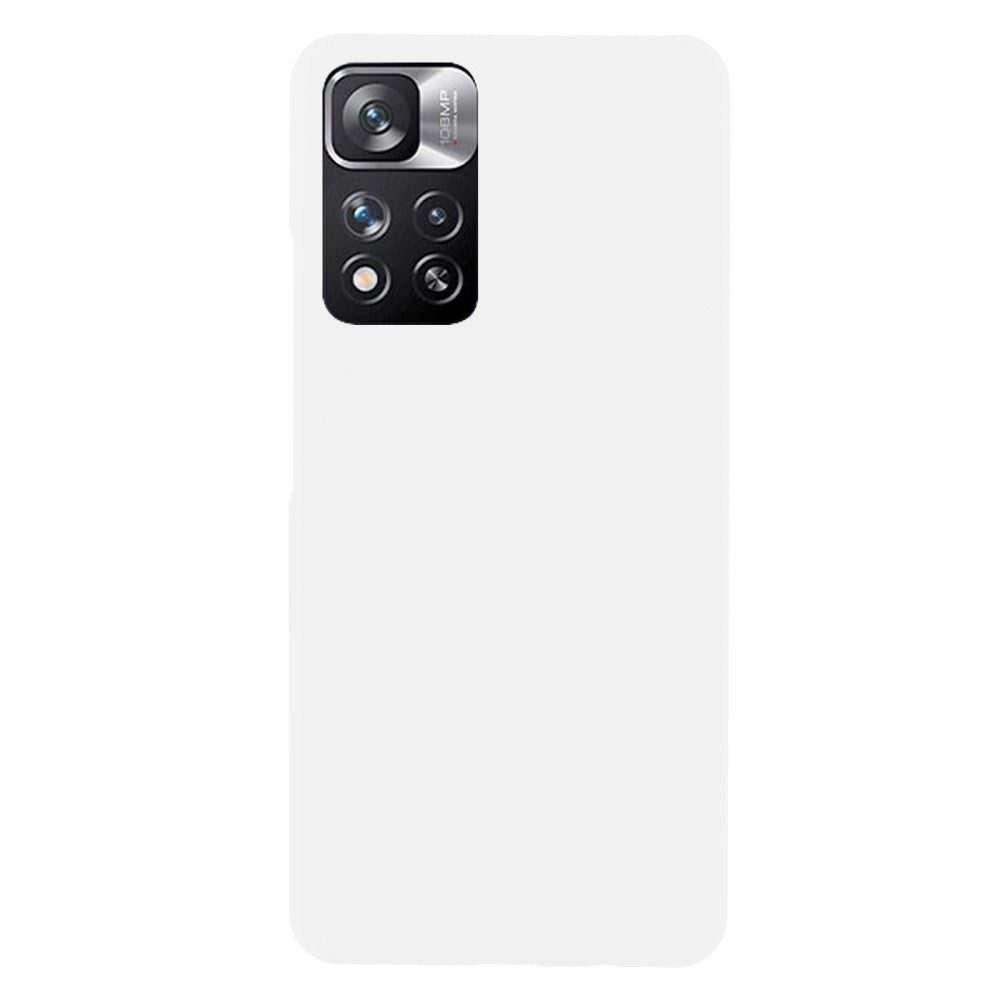 Xiaomi Redmi Note 11 Pro   Plus  Hårdt Plastik Bagside Cover Hvid