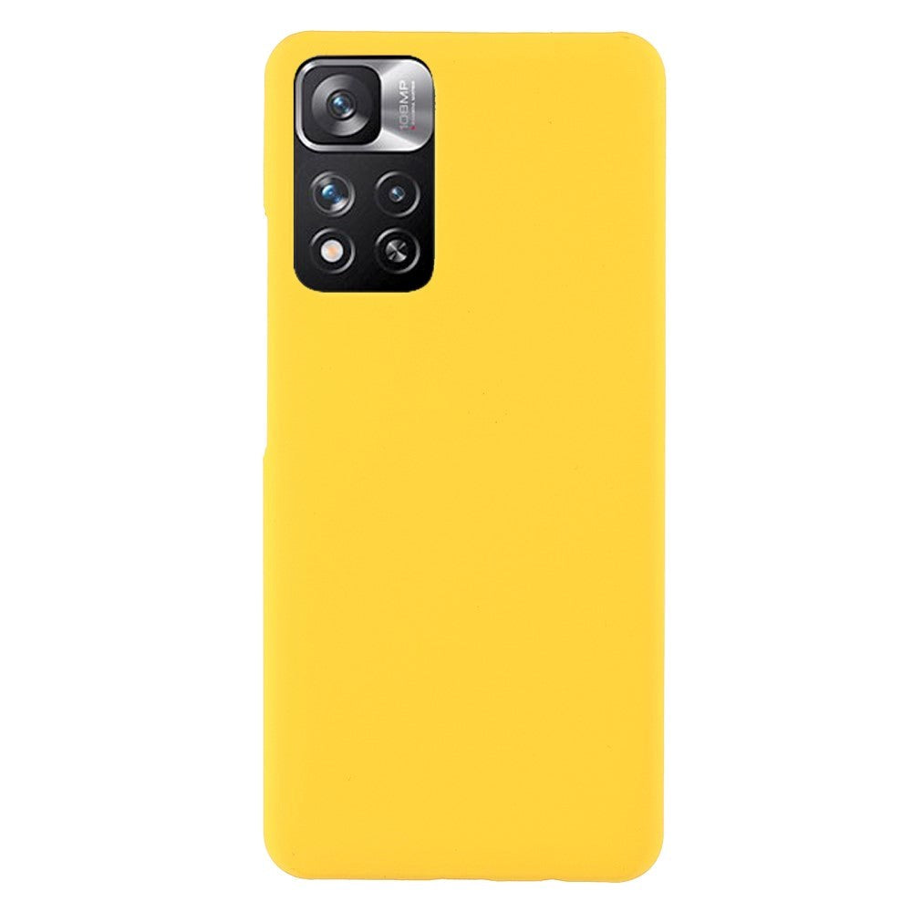 Xiaomi Redmi Note 11 Pro   Plus  Hårdt Plastik Bagside Cover Gul