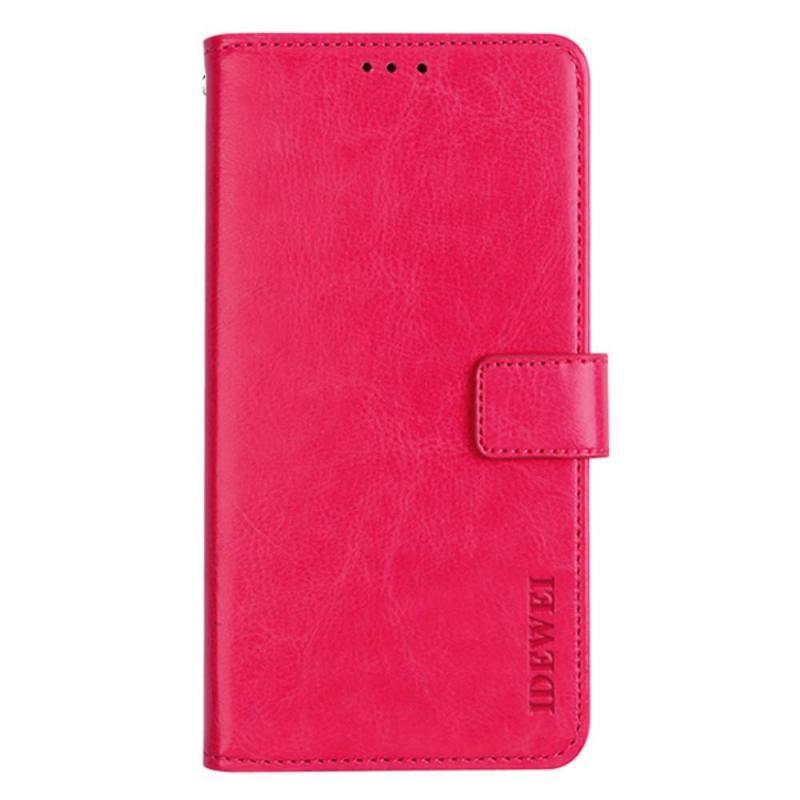 Xiaomi 12 12x Idewei Læder Cover   Pung Rosa