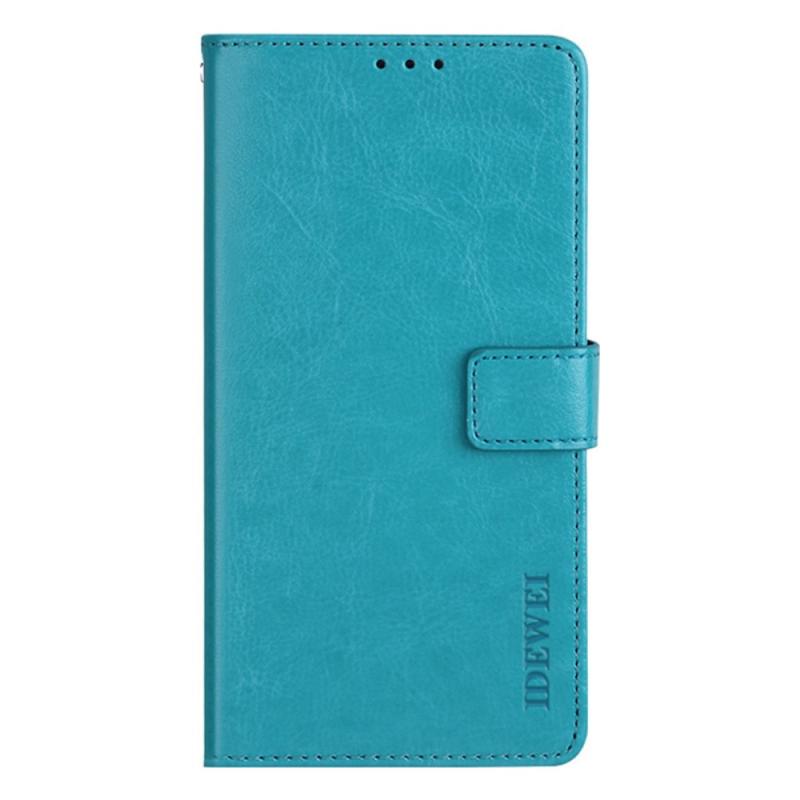 Xiaomi 12 Pro Idewei Læder Cover   Pung Blå