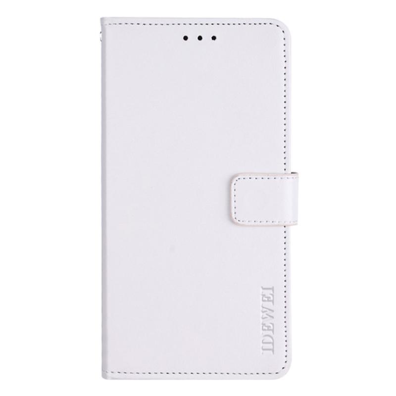 Xiaomi 12 Pro Idewei Læder Cover   Pung Hvid
