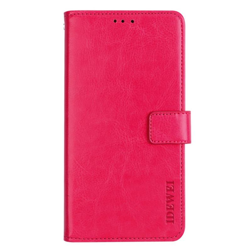 Xiaomi 12 Pro Idewei Læder Cover   Pung Rosa