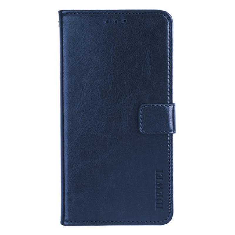 Xiaomi 12 Pro Idewei Læder Cover   Pung Mørkeblå