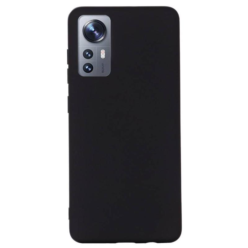 Xiaomi 12 12x Azmaro Tyndt Silikone Cover Sort
