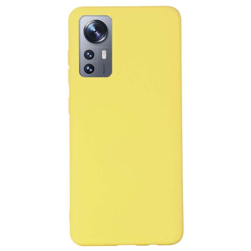 Xiaomi 12 12x Azmaro Tyndt Silikone Cover Gul