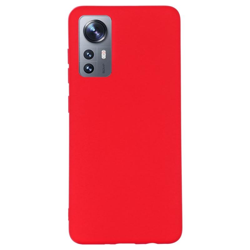 Xiaomi 12 12x Azmaro Tyndt Silikone Cover Rød