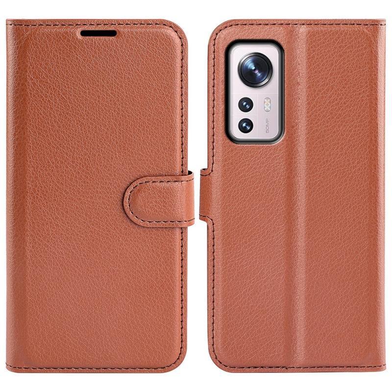 Xiaomi 12 Pro Læder Cover   Pung Brun