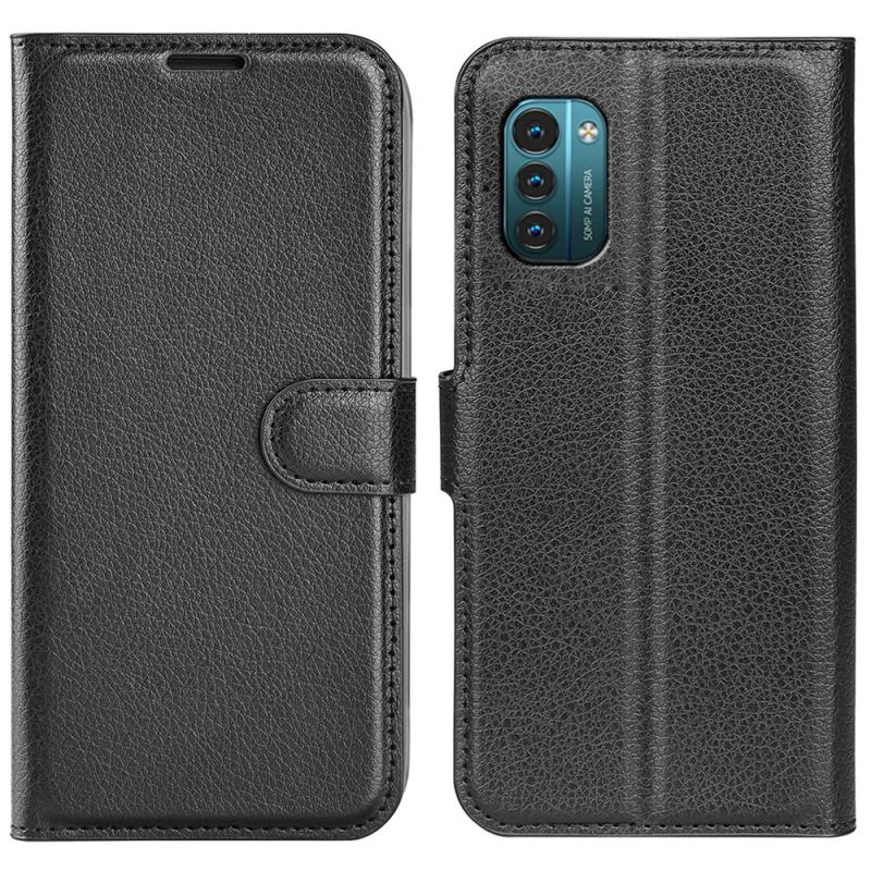 Nokia G11 G21 Læder Cover   Pung Sort