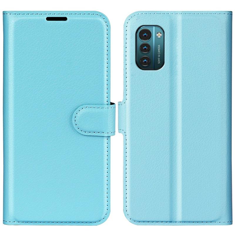 Nokia G11 G21 Læder Cover   Pung Blå