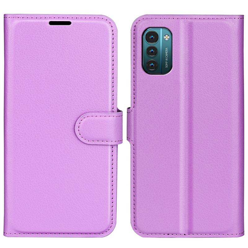 Nokia G11 G21 Læder Cover   Pung Lilla