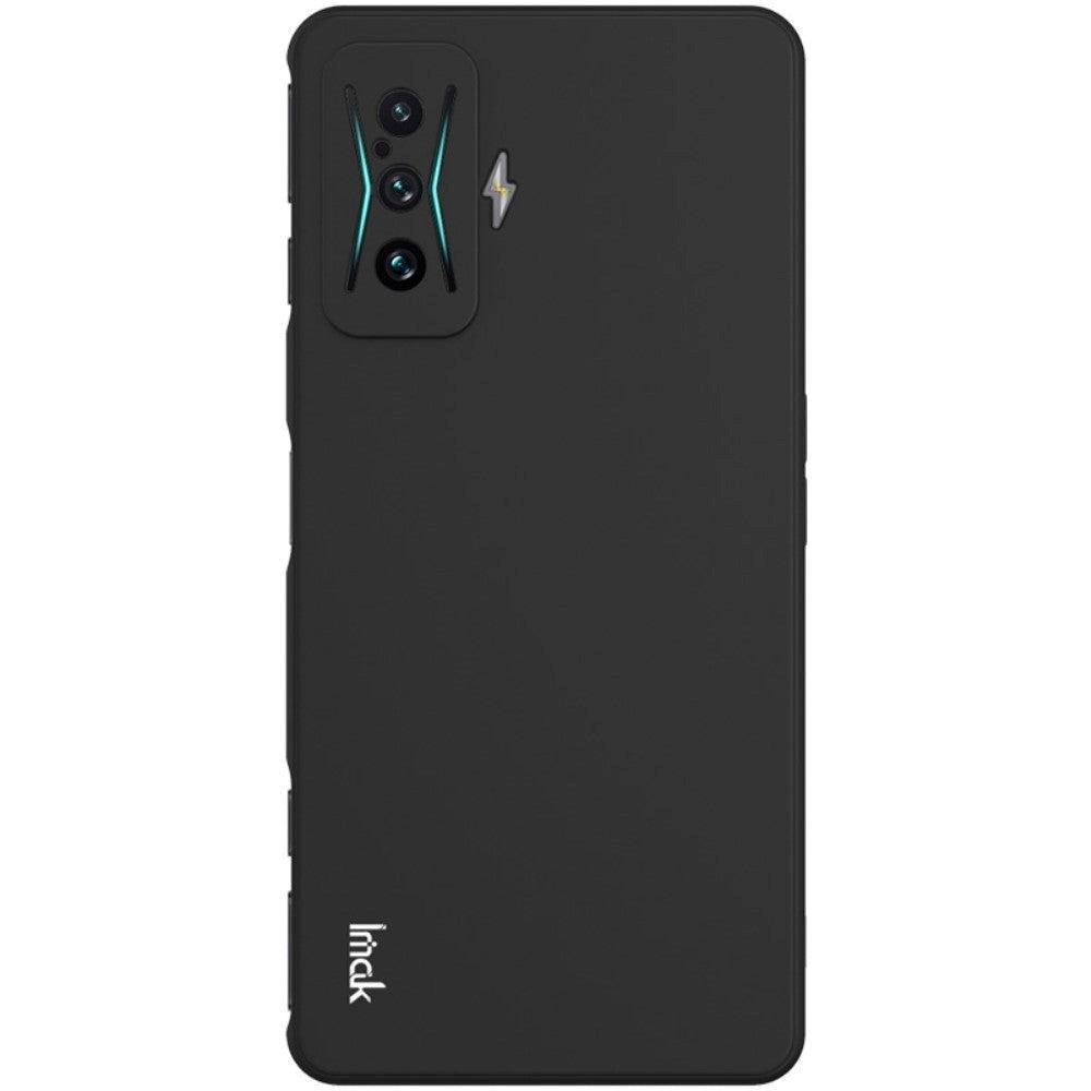 Xiaomi Poco F4   Imak  -  Series Fleksibel Plastik Bagside Cover Sort