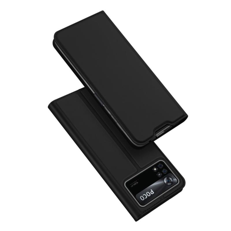 Xiaomi Poco X4 Pro 5g Dux Ducis Skin Pro Læder Cover Sort