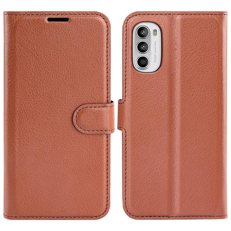 Motorola Moto G52 4g   G82 5g Læder Cover   Pung Brun