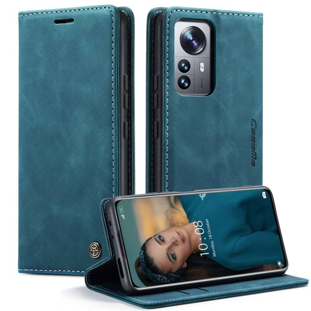 Xiaomi 12 Pro 5g 12s Pro 5g 12 Pro 5g Caseme Retro Læder Cover Blå