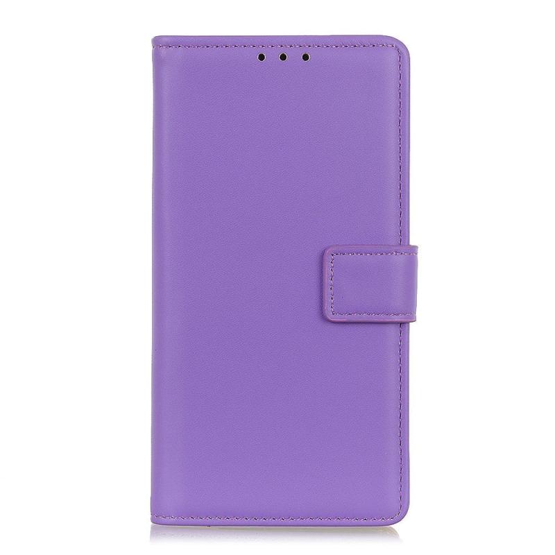 Alcatel 1s  2021    3l  2021  Læder Flip Cover    Pung Lilla