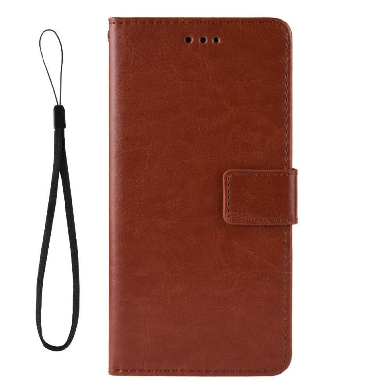 Eiderwood Google Pixel 4a Læder Flip Cover    Pung   Strop Brun