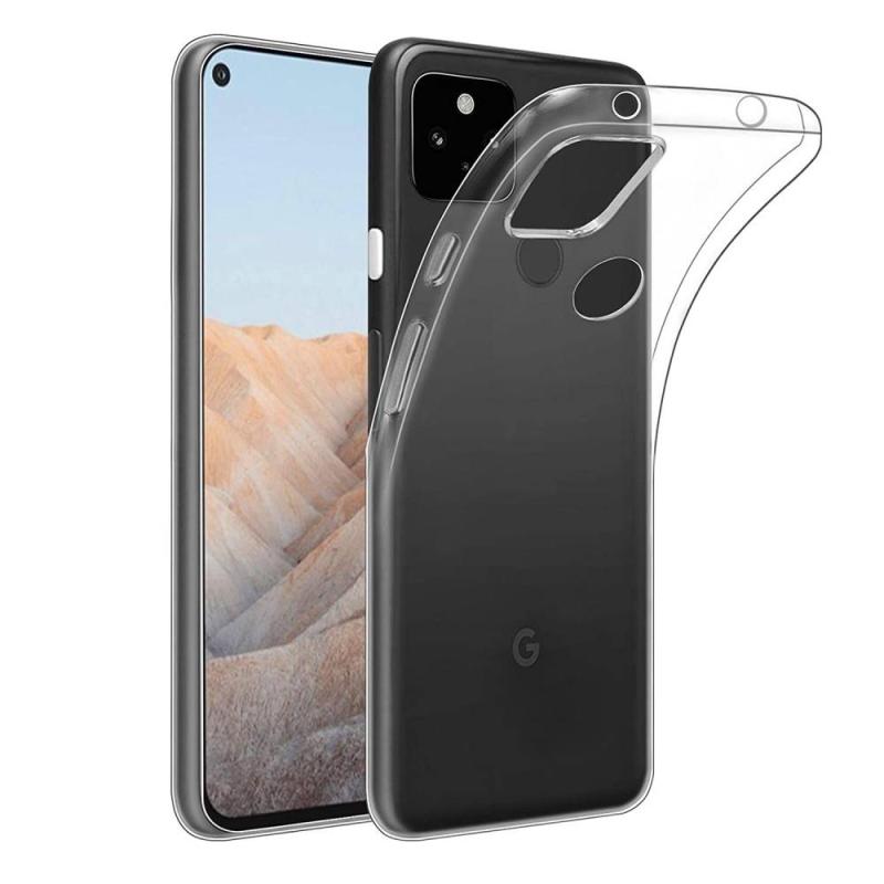 Google Pixel 5a 5g Shockproof Gummi Cover Transparent