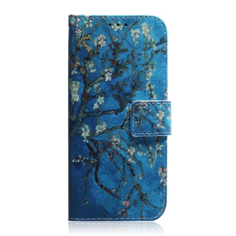 Google Pixel   Pro Læder Flip Cover    Pung   Print Træ