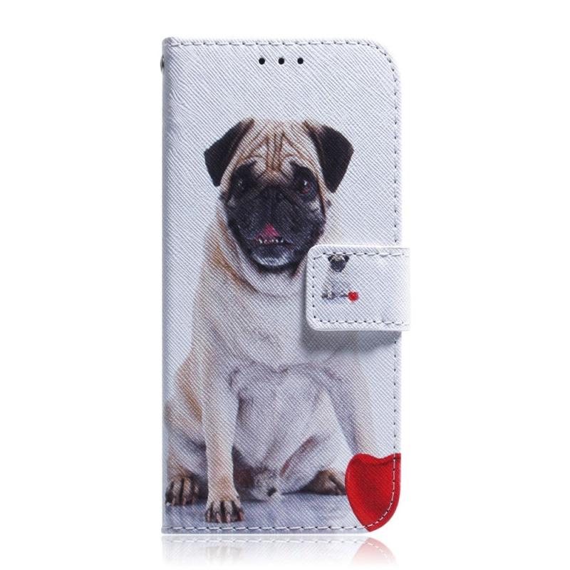 Google Pixel   Pro Læder Flip Cover    Pung   Print Hund