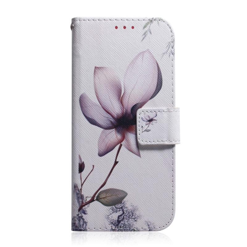 Google Pixel   Pro Læder Flip Cover    Pung   Print Blomst