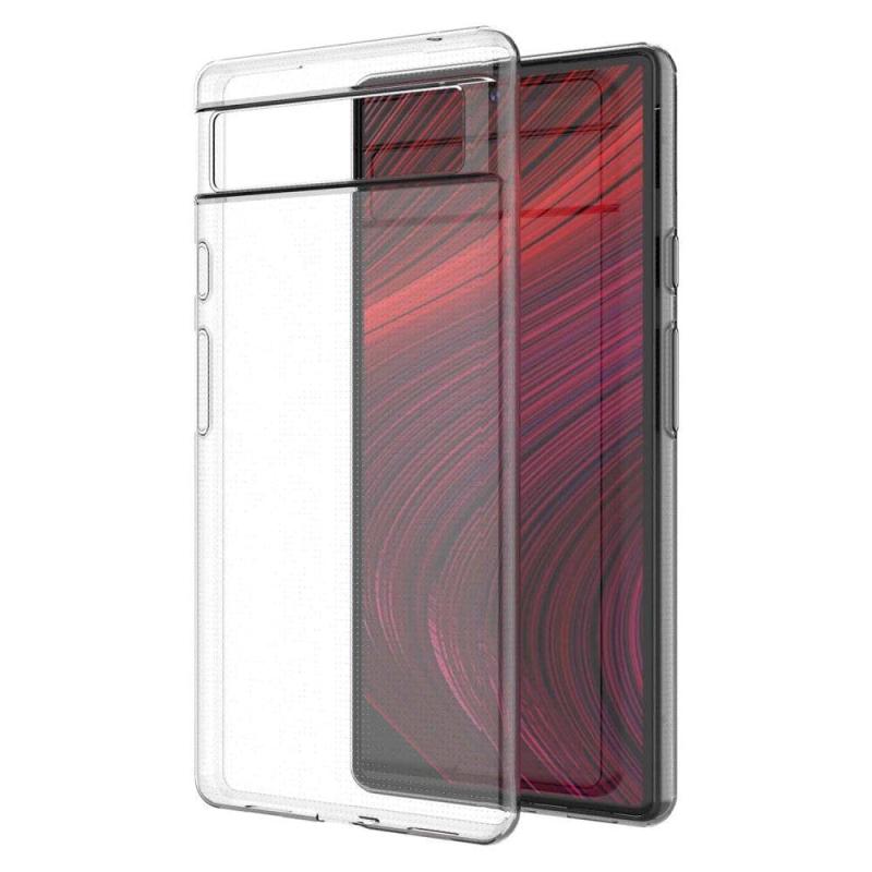 Google Pixel 6a Fleksibel Plastik Bagside Cover Gennemsigtig