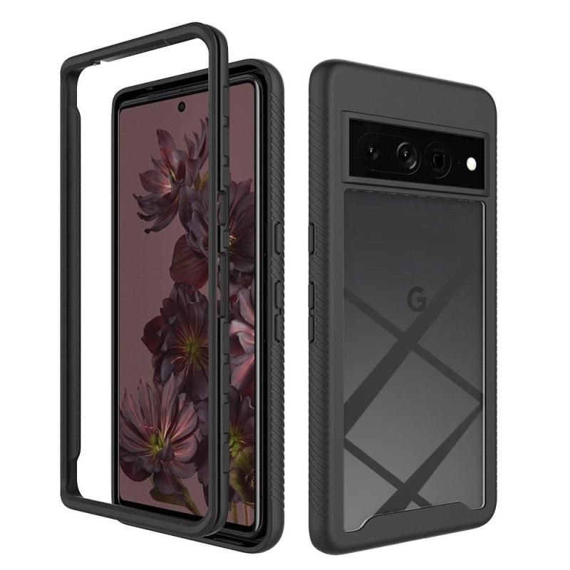 Google Pixel   Pro Cover Acrylic Combo Gennemsigtig   Sort