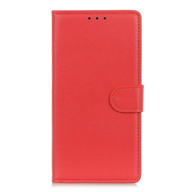 Asus Rog Phone    Zs661ks  Litchi Læder Cover    Pung Rød