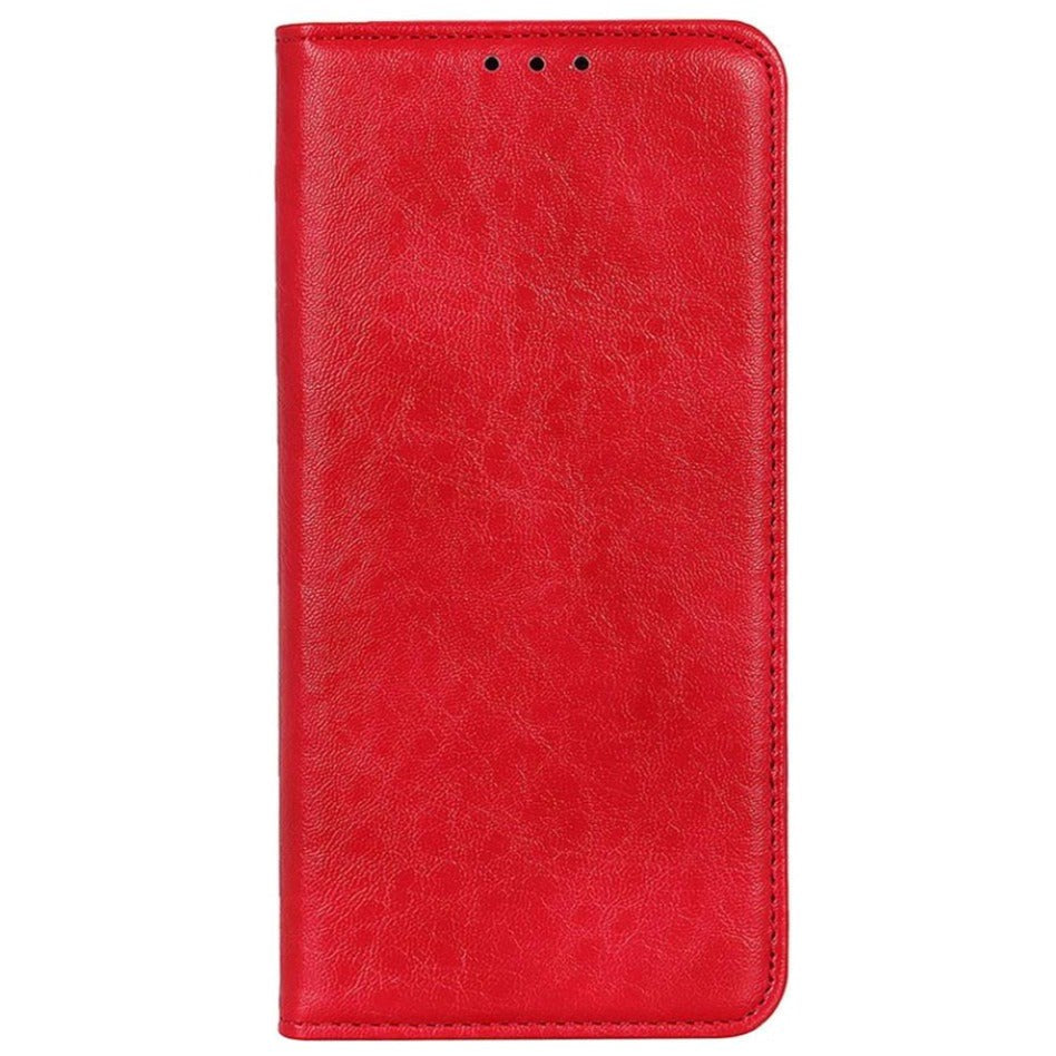 Asus Rog Phone   Læder Flip Cover    Pung Rød