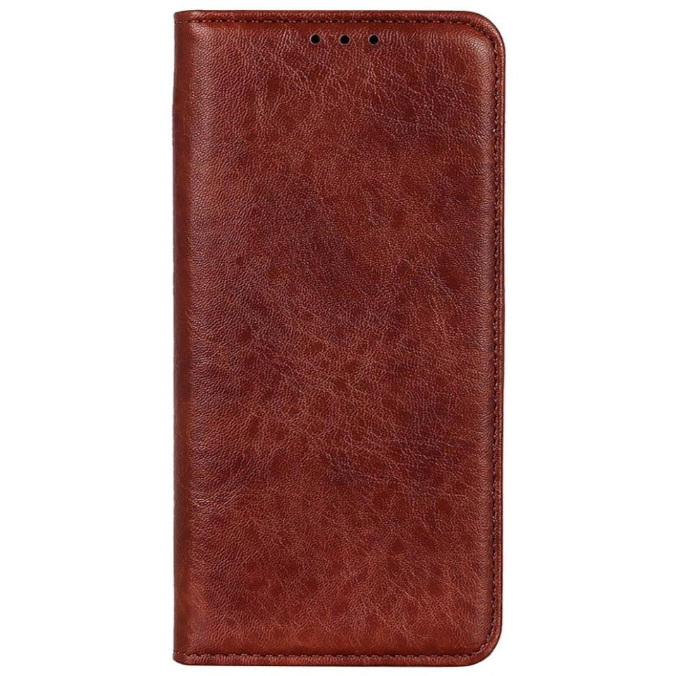 Asus Rog Phone   Læder Flip Cover    Pung Brun