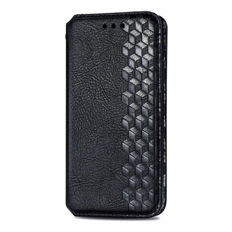 Asus Zenfone   Flip Retro Mønster Læder Flip Cover    Pung Sort