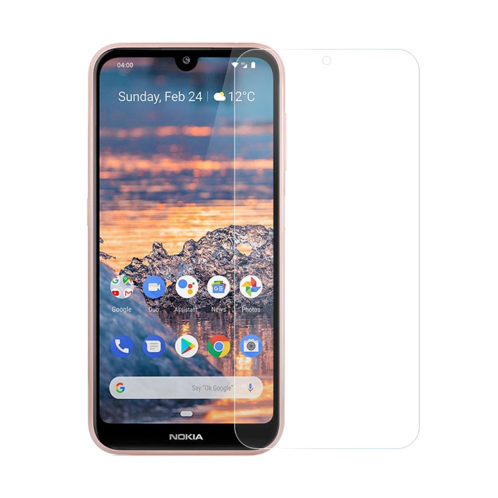Nokia     Hærdet Glas Case Friendly Gennemsigtig