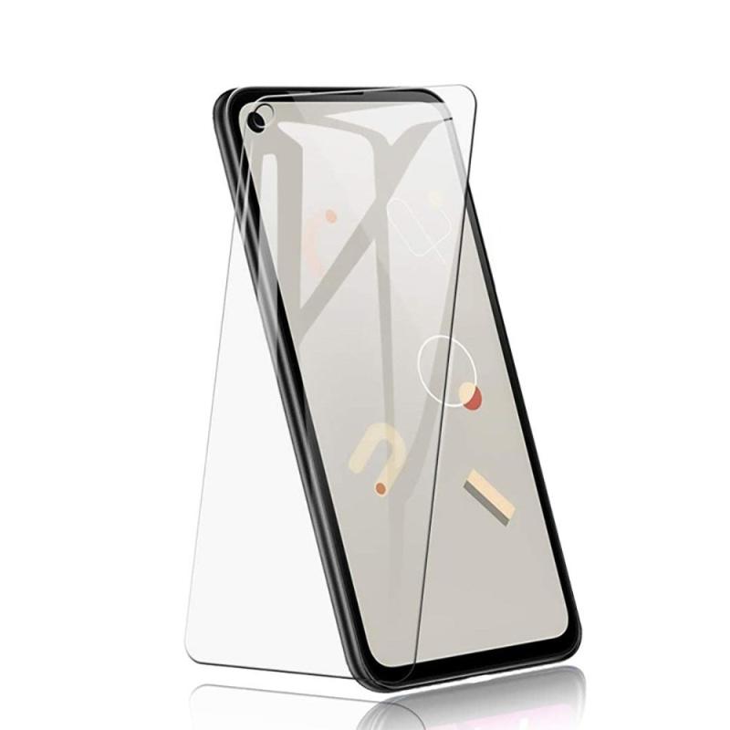 Google Pixel 4a Arc Edge Hærdet Glas Case Friendly Gennemsigtig