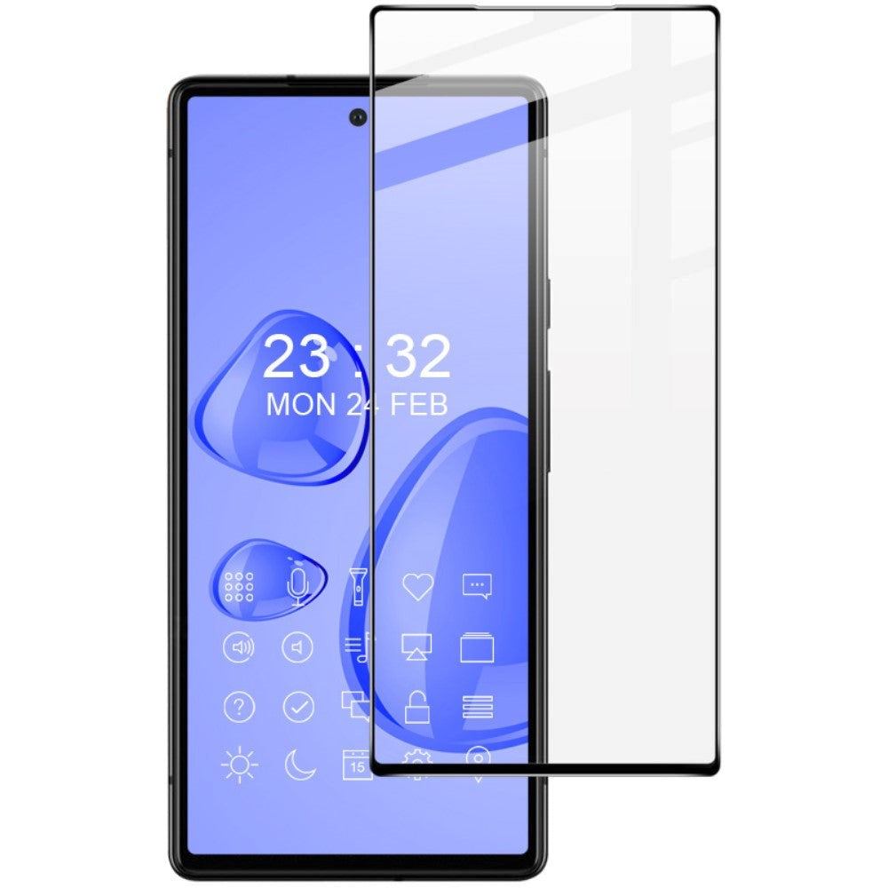Google Pixel   Imak Full Fit Skærmbeskyttelse Sort Kant