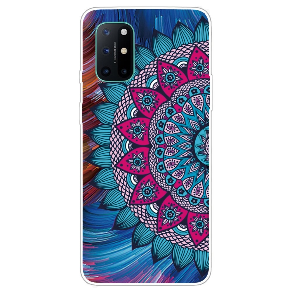 Oneplus 8t Gummi Cover Med Printet Design Mandala