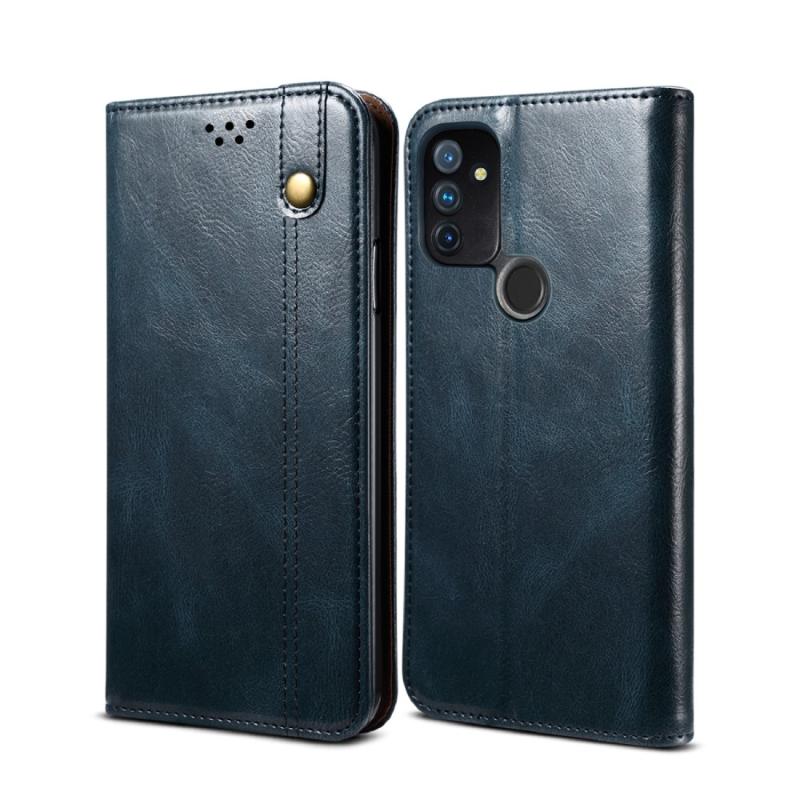 Oneplus Nord N100 5g Flip Læder Cover   Pung Blå