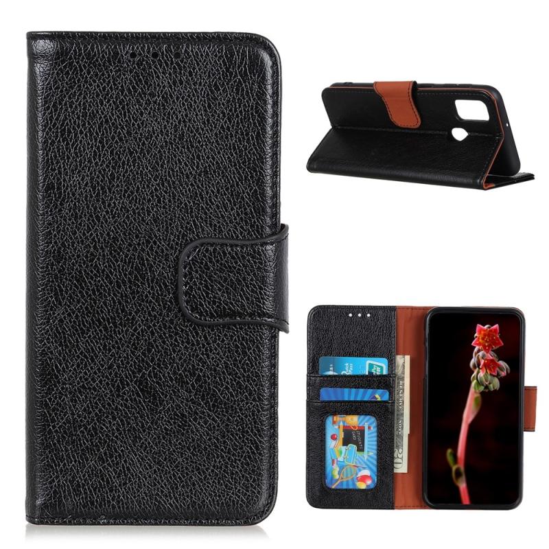 Oneplus Nord N100 5g ægte Læder Cover   Pung Sort