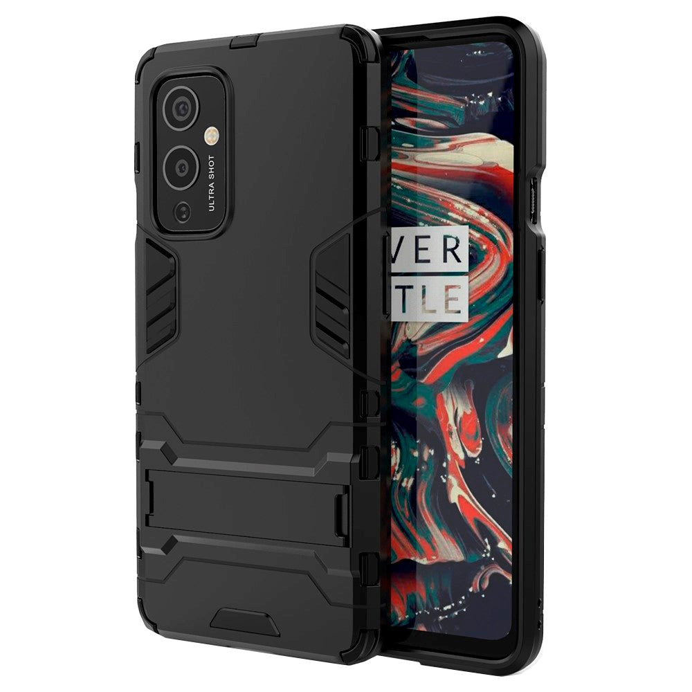 Oneplus   Hybrid Håndværker Bagside Cover    Kickstand Sort