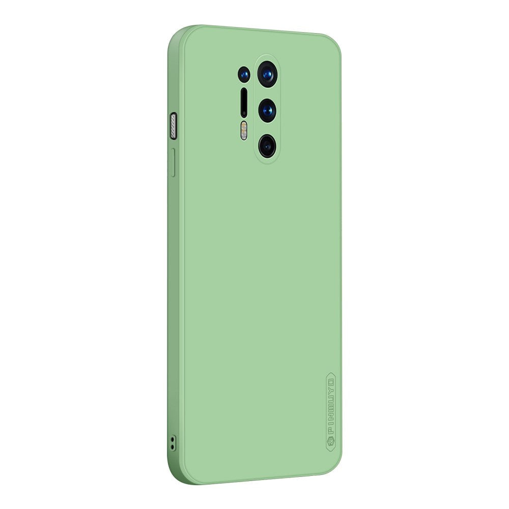 Oneplus   Pro Pinwuyo Silikone Bagside Cover Grøn