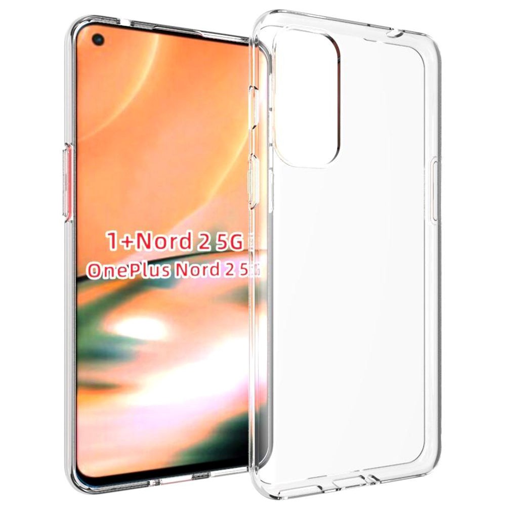 Oneplus Nord    5g  Neutralt Fleksibelt Plastik Cover Gennemsigtig